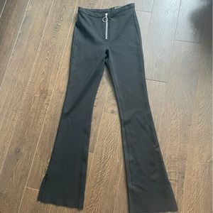 Tight flare pants